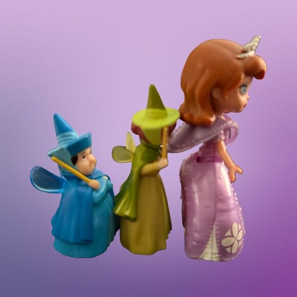 Disney Sofia The First Royal Playset Sofia Blue & Green Fairies Plays A10 - Picture 2 of 14